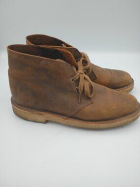 Clarks Originals Desert Boot Women's 9.5 Brown Beeswax Leather